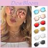 Gafas de Sol Redondas Oversize de Moda Para Hombres y Mujeres Con Lentes Espejadas Retro Vintage