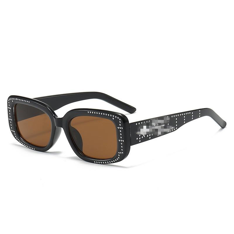 Sunglasses Female Meteor Light Luxury Sunglasses Small Square Starry Sky Model With Goods Tide Han Glasses Fashion