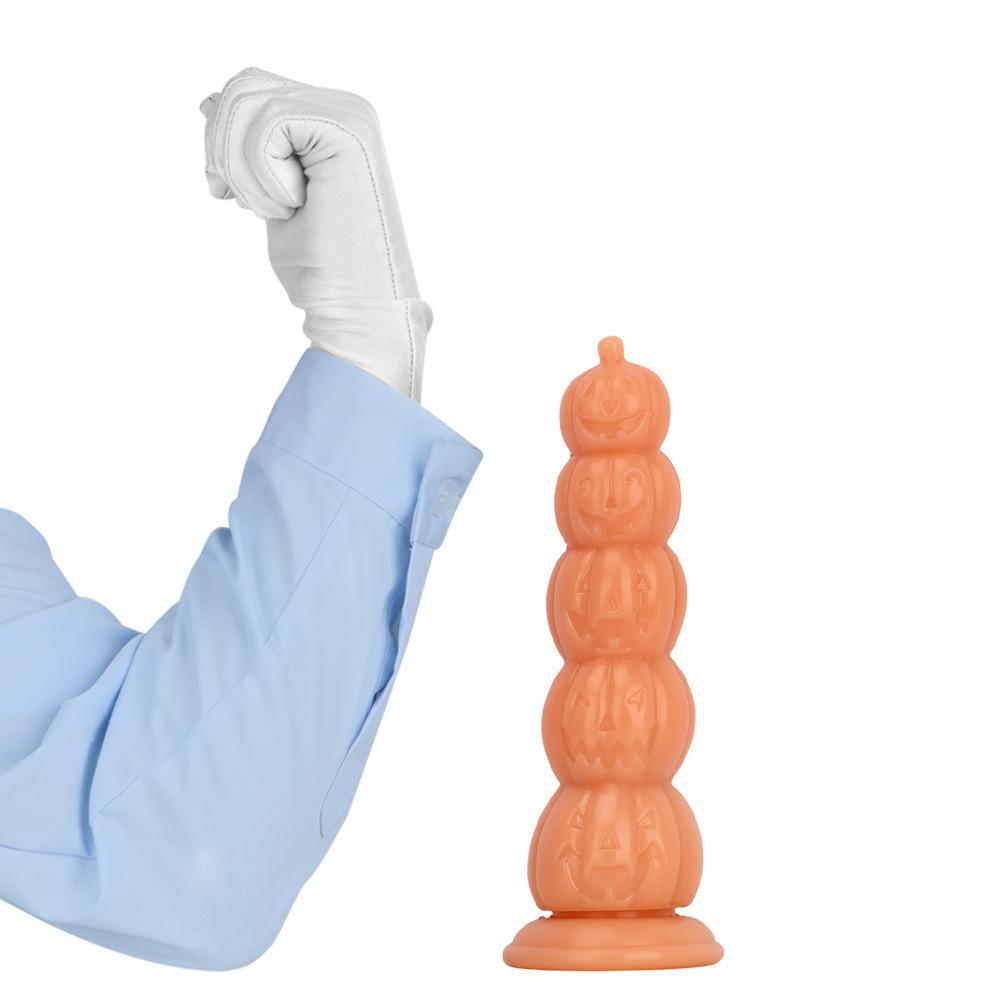 Velké dildo anální kolík s přísavkou, závitové anální kuličky, anální dildo, fisting, realistický penis