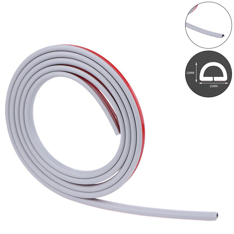 3/5Meters Pvc Floor Cord Cover Sheaths Flexible Electrical Conduit Cable Protectors Self-Adhesive Cable Hiders