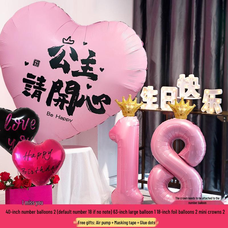 Extra Large Heart-Shaped Balloon for Women's Day, Festival, or Birthday Party Decoration