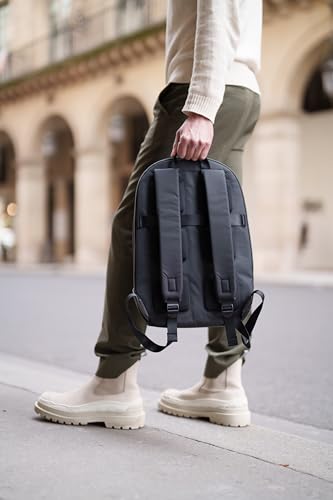 Moleskine Metro Backpack, Black, One Size, for Men and Women, 15-inch Laptop Storage, Business Backpack