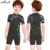 2.5mm Neoprene Kids Shorty Wetsuit Snorkeling Surfing Diving Boys Thermal Rash Guard Summer Winter