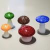 Mushroom Home Glass Vases Interior Decor Mini Desktop Flower Vases for Small Bouquets Room Decorations Home Tabletop Decor Gifts
