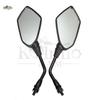 Universal Rearview Mirror for Kawasaki Z1000, Z750, Z800 - Reflective, 10mm Fit