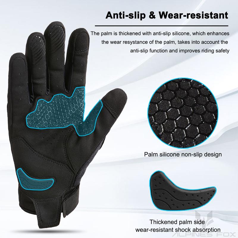 SUOMY Motorcycle Gloves Men Lady Summer Breathable Non-slip Guantes Motobike Riding Touch Screen Anti-drop Protective Gear S-XXL