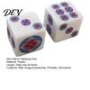 Tragbares Würfel-Set 2 Stück 25MM Mahjong, Dekorativ für Tischspiel, Mehrspieler-Brettspiel, Casino-Themenparty, Mah Jongg Zubehör, Geschenk für Männer Frauen Einfach