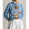 Xiao Ma Autumn Classic Embroidered Retro American Casual Loose Sweater