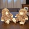 25CM Cute Simulation Bigfoot Plush Toy Cartoon Soft Fluffy Sasquatch Pillow Plush Stuffed Animal For Child Boy Girlfriend Gift