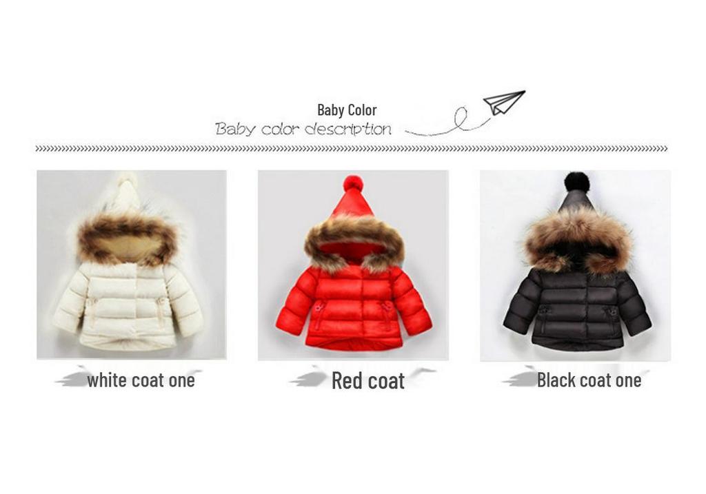 2024 Winter Korean Style Cotton-Padded Jacket for Girls and Boys (1-7 Years)