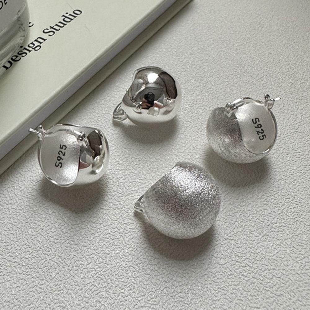 925 Sterling Silver Earrings For Women Trendy Simple Shinning Heart Earring Jewelry Prevent Allergy Party Christmas Accessories