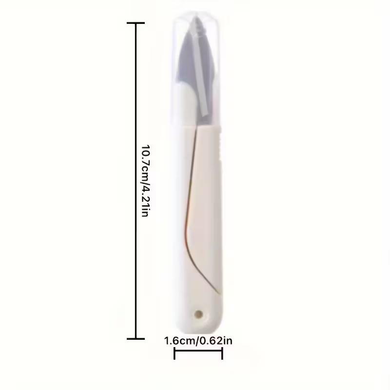 1PCS Stainless Steel Sewing Scissors Multi-Purpose Fabric & Thread Cutting Tools with Cover for Tailoring DIY Crafts