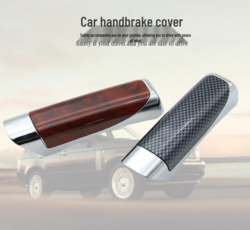 Carbon Fiber Car Handbrake Decorative Sleeve Cover