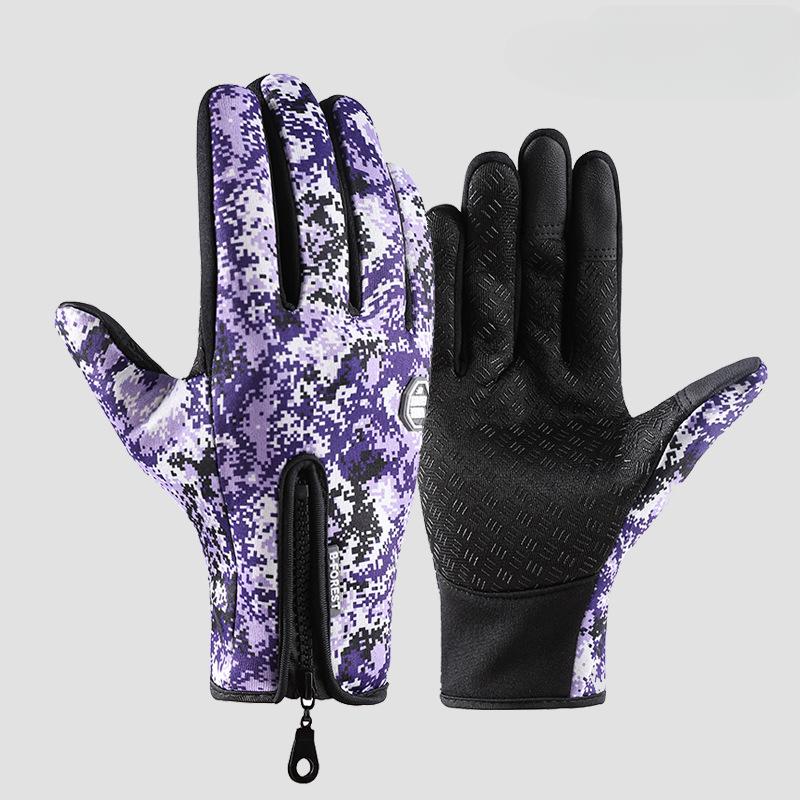 Winter Thermal Warm Full Finger Gloves Touchscreen Unisex for Outdoor Sports Cycling Bicycle Ski Camping Motorcycle Gloves
