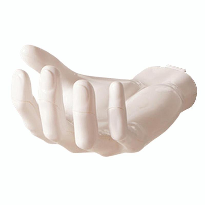 

Смешной крючок ладонью вверх Сильный клей Без сверления Не повреждающий Держатель для ключей Крючок для наушников Стойка для хранения