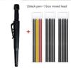 2-in-1 Solid Carpenter Pencils With Sharpener Carpenter 2.8mm Solid Mechanical Pencils Marking Tools Construction/carpenters