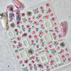 1pcs Cute Cat Claw 3D Jelly Relief Nail Stickers 3D Adhesive Stickers For Nails DIY Slider Nail Art Decorations