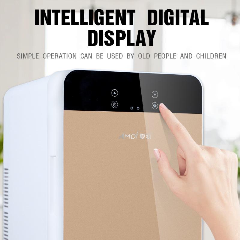 [Do Not Support Freezing] 25L CNC Dual Core Small Refrigerator Portable Refrigerated Preservation Refrigerator for Cars & Home