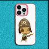 Cute Y-Yoshitomo Nara Phone Case For iPhone 16,15,14,13,12,11,Mini,Pro,MAX Pink Matte Silicone Cover
