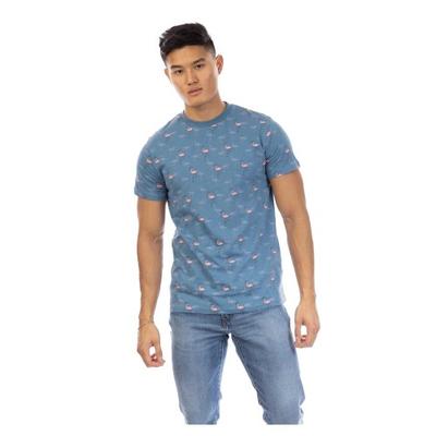 Peter Werth Mens Flamingo All-Over Print T-Shirt