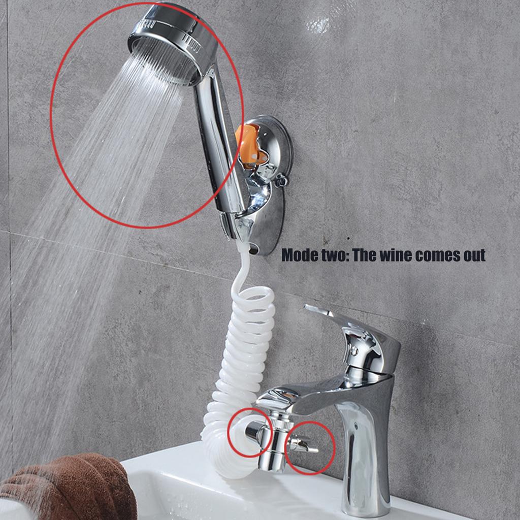 Steel Faucet Diverter Valve Aerator Universal Faucet Connector 1/2 for Shower Hose Garden Hose Portable Washing Machine