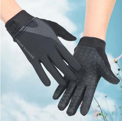 Men's Cycling Gloves Full Finger Touch Screen Motorcycle Bicycle Mountain Bike Gloves Gym Training Gloves Outdoor Fishing