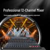 Runpu Professional 12-Channel Analog Audio Mixer (CN Version)