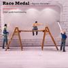 Creative Graffiti Painter Mini Figures Perfect For Tiny House Decoration Artistic 1:64 Resin Craftsmen Statues