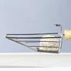 Cat Litter Shovel  Wood Handle Metal Scooper with Hook Portable Stainless Steel Sifting Kitten Toilet Cleaning Tool Pet Products