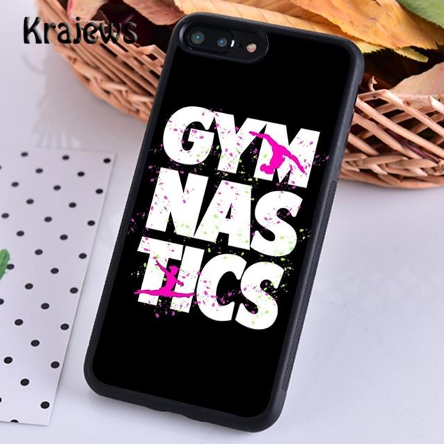 Krajews Gymnastics Silhouette Phone Case Cover For iPhone 14 5 6s 7 8 Plus X XR XS 11 12 13 Pro Max Samsung Galaxy S21 S22 Ultra