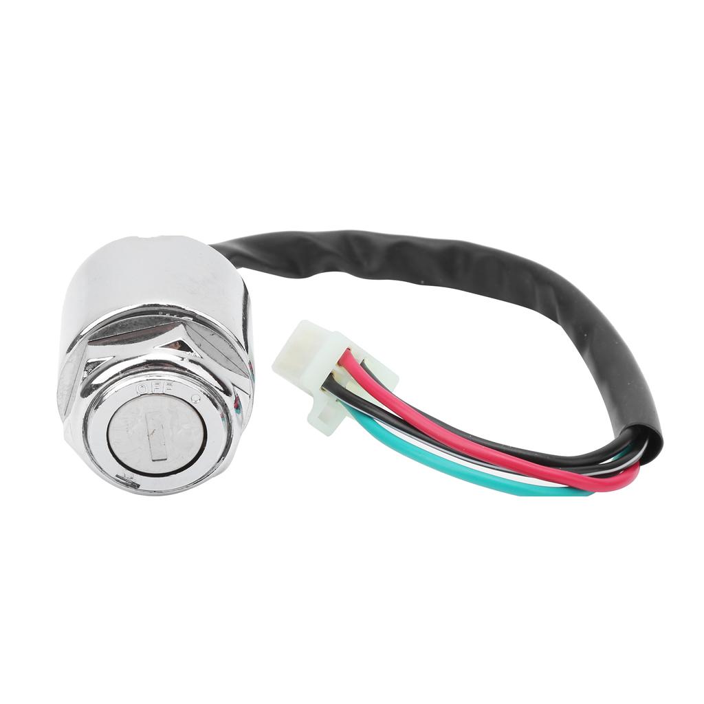 Motorcycle Electric Bike Ignition Switch Set with 2 Keys Replacement Universal for ATV Mini Moto Dirt Bike