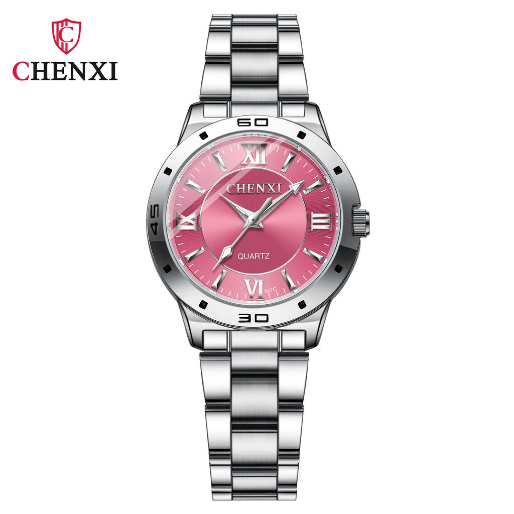 Guangdong Chenxi Steel Strap Male And Female Couple Watch 027C Quartz Watch