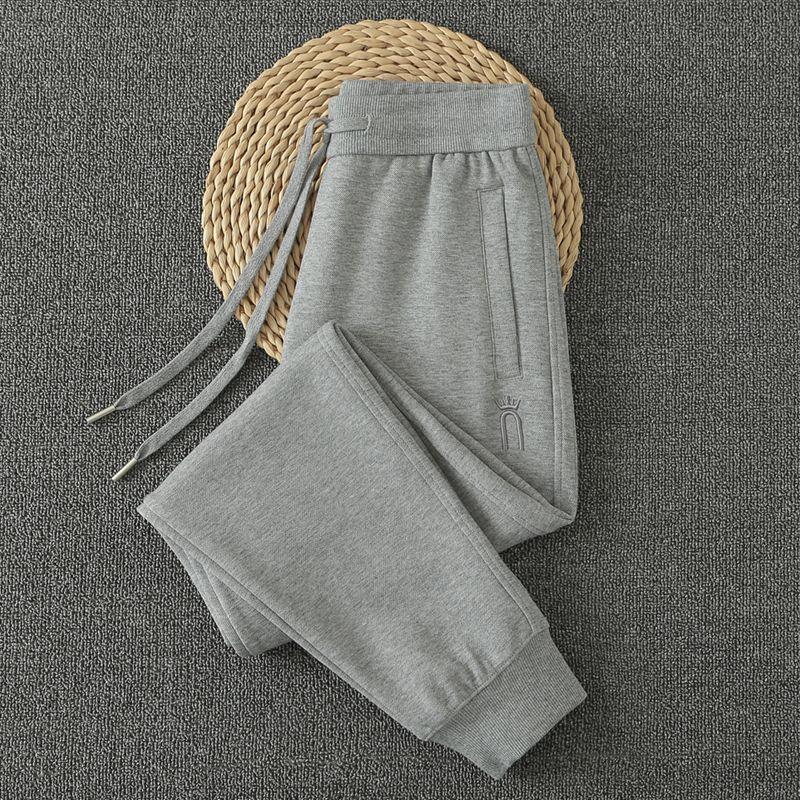 

Повседневные женские спортивные штаны свободного кроя пурпурно-красного цвета на весну и осень Light gray(Spring and Autumn style) 2XL code pants