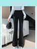 Legere Yogahose für Damen mit hoher Taille und Micro-Glockenbottoms für Herbst Winter 2025