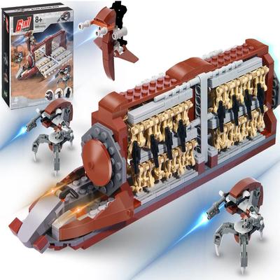 689ks stavebních bloků Akční figurky Bitevní armádní klonovací četa Útočné řemeslo Stavebnice Armáda Star Fighter Filmy Hračky pro děti