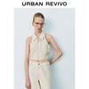 UR Women's Casual Cropped Sleeveless Polo Shirt