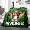Custom Name Gizmo'S Message Party Blanket For Couch Bed Plush Cozy Fuzzy Blanket Super Soft Warm Blankets For Fall And Winter 0916113