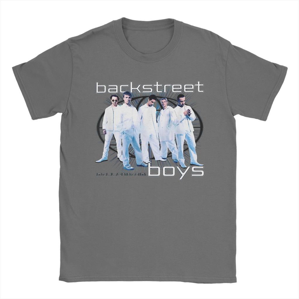 Backstreet Boys Millenium Globus T-Shirt Harajuku T-Shirts Kurzarm Streetwear Tops Sommer 100% Baumwolle O-Ausschnitt Kleidung