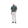 Emporio Armani Ss25 Tričko s výšivkou orla, kulatý výstřih, volný střih, krátký rukáv, Pánské topy, Tmavě zelená, EM001026-AF13669-M9058