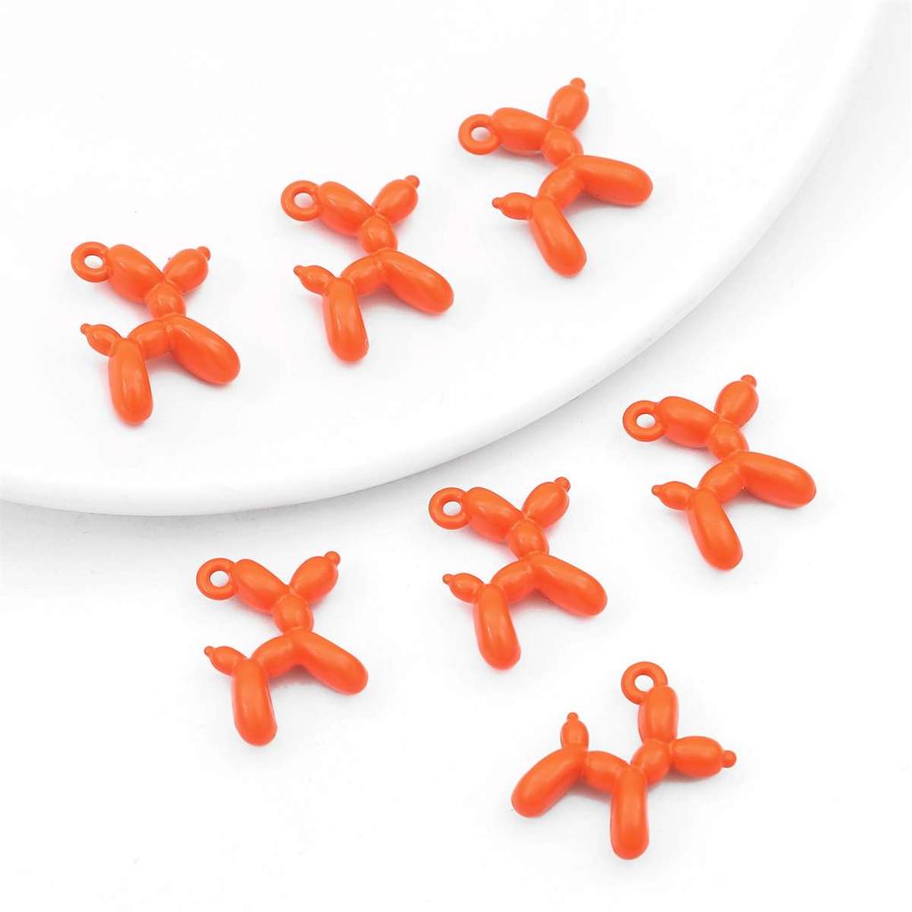 4-10Pcs Alloy Drop Oil Enamel Charms Multicolor Puppy Dog Pendant For Jewelry Making DIY Necklace Bracelet Earrings Crafts Findings