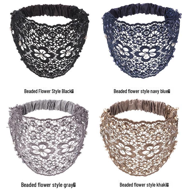 Hollow Headband: Non-Slip, Wide-Brimmed Hair Accessory for Covering White Hair