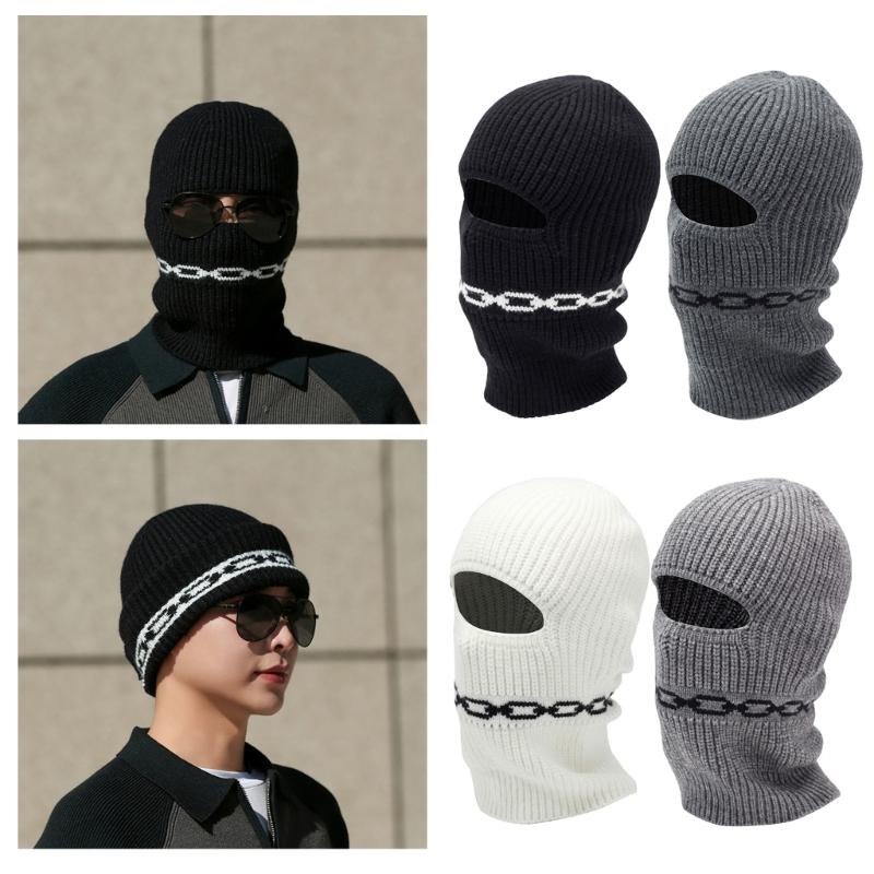 Unisex Balaclava Winter Hat Outdoor Teens Streetwear Skull Caps for Outdoor