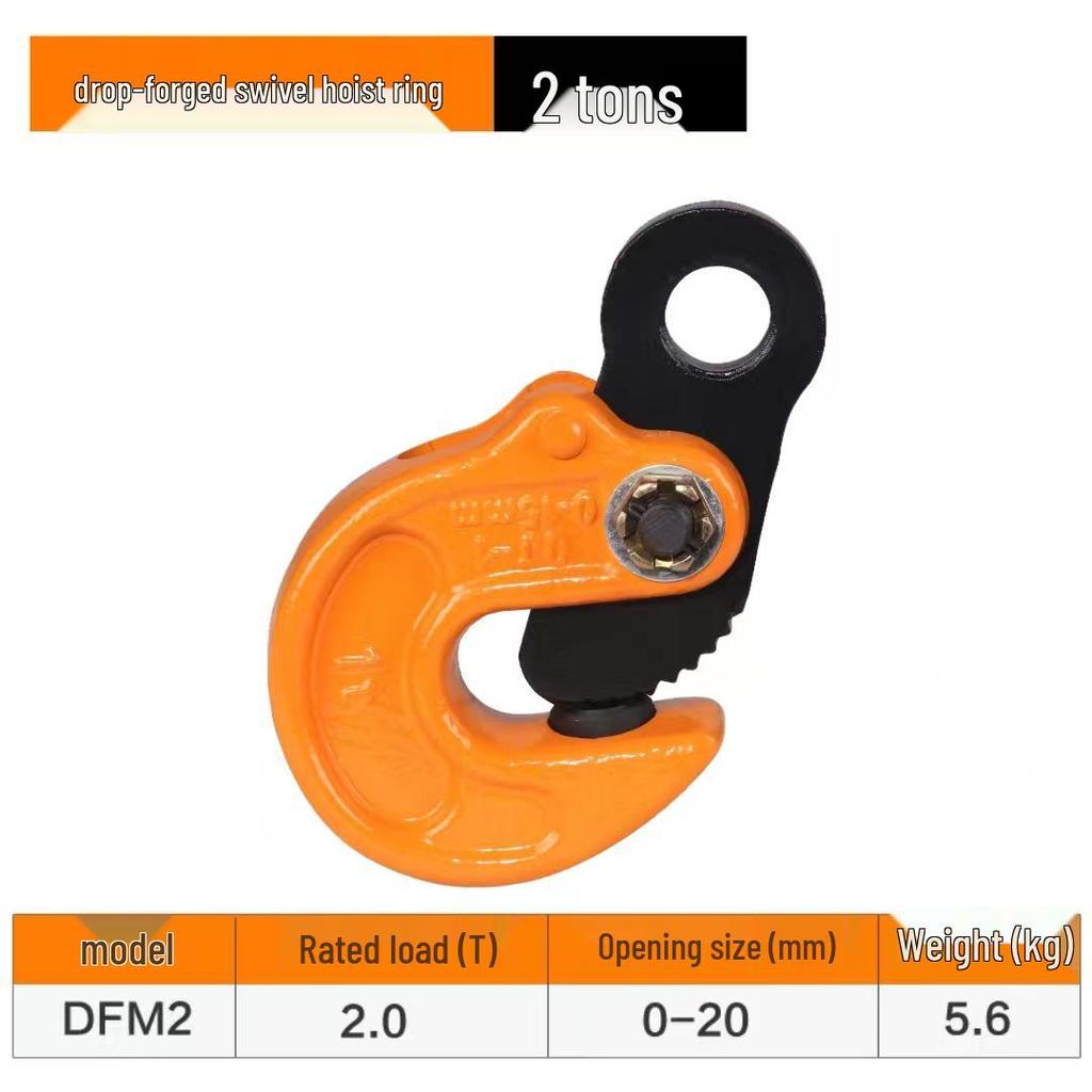 5T Alloy Steel Lifting Clamp: Horizontal, Vertical & Flat Lifting for Steel Plates