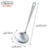 Shimomura Planning Easy to scoop ladle in Dishwasher safe Stainless steel Fits the side of the pot Oval shape Seamless Easy to clean Rust resistant
