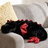 Giant 50in 3Lb Black Dragon Stuffed Animal Featuring Wings Fuzzy Plush Toy Cuddly Gentle Green Pterosaur Plushie Designed for Friends Family Me