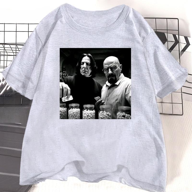 Vintage Walter In Lab T Shirt Women Breaking Bad TShirt Funny Graphic T Shirts Unisex Cotton Short Sleeve Tee Shirt Streetwear