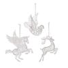 1/3PC Christmas Tree Decoration Items Elk Transparent Acrylic Tree Hanging Christmas Deer Xmas Tree Christmas Decor Home Party