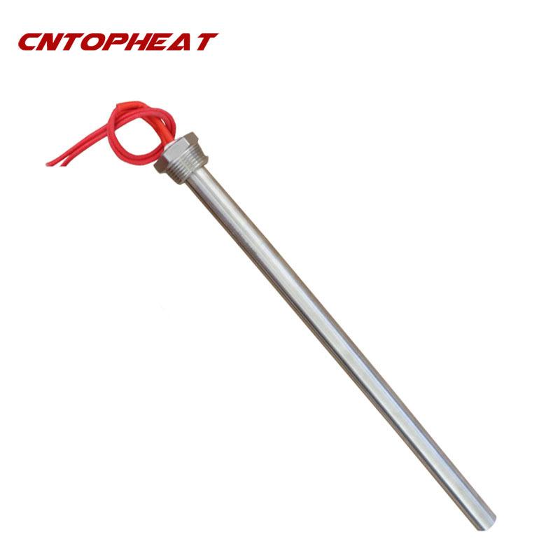 DN25 220v Cartridge Heater 2kw Heating Element SUS304 Tubular Immersion Water Heating Pipe