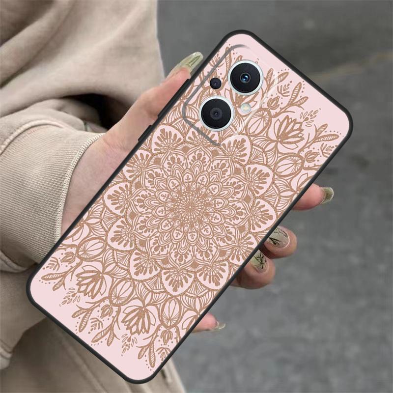 Indian Pattern Mandala Case For OPPO Reno 14 12 11 10 13 Pro 14F 13F 12F 11F 8 7 Lite OPPO Find X9 X8 X6 Pro Cover