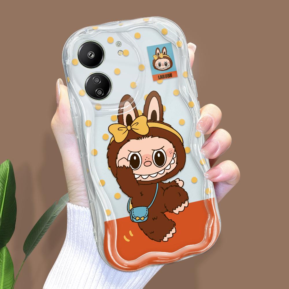 

Милый мультяшный узор, кремовая текстура, мягкий силиконовый чехол с волнистыми краями, чехол для телефона Xiaomi Redmi Redmi A1 Plus прозрачный